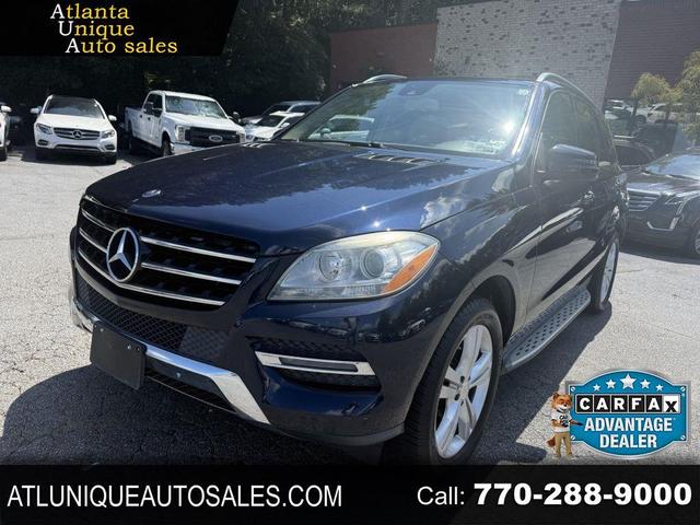 Blue 2014 Mercedes-Benz M-Class SUV / Crossover Rear-Wheel Drive Automatic