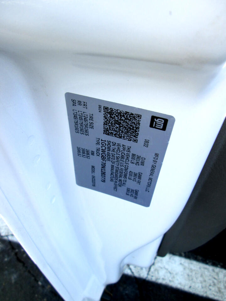 Chevrolet Express 2500 Cargo Extended 2022