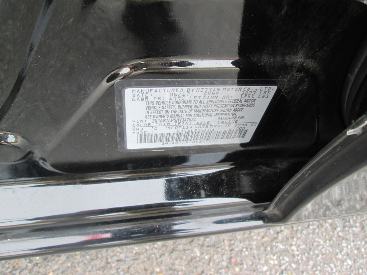 Nissan Sentra SV 4D Sedan 2017