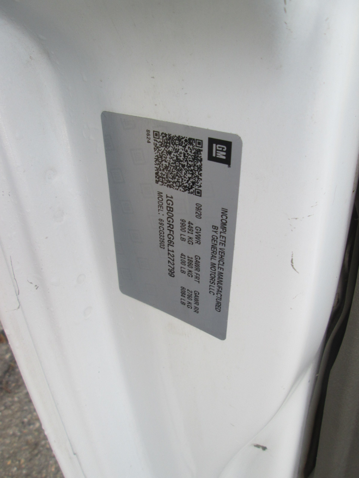 Chevrolet Express G3500 139" 2020