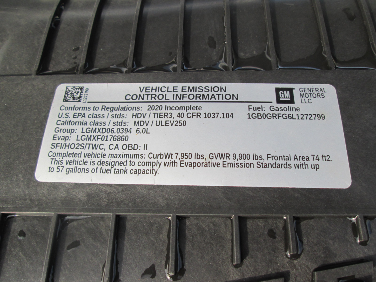 Chevrolet Express G3500 139" 2020