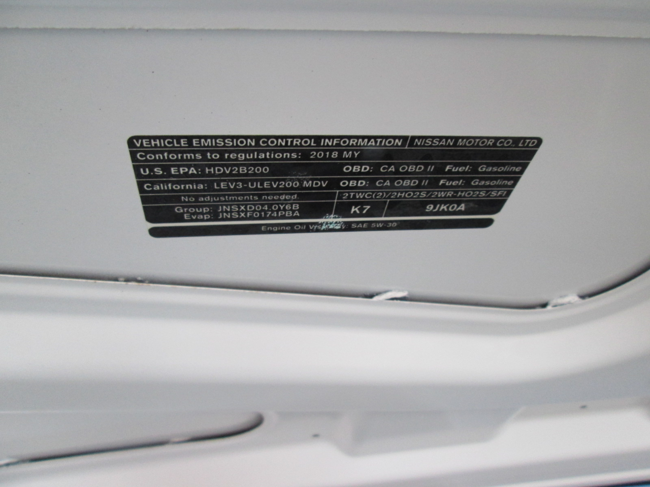 Nissan NV Cargo 2500 HD SV V6 High Roof 2018