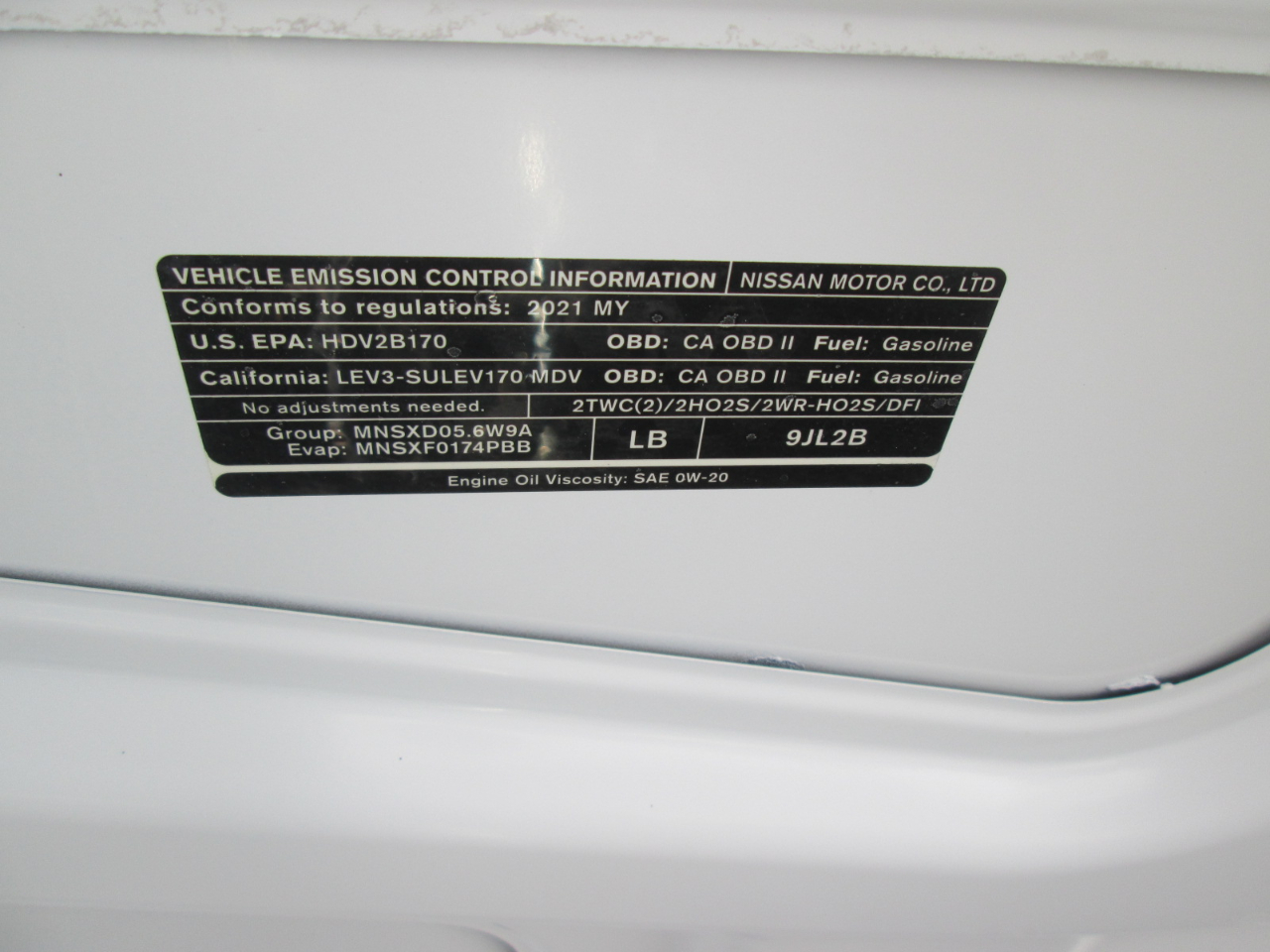 Nissan NV Cargo 2500 HD SV V8 High Roof 2021