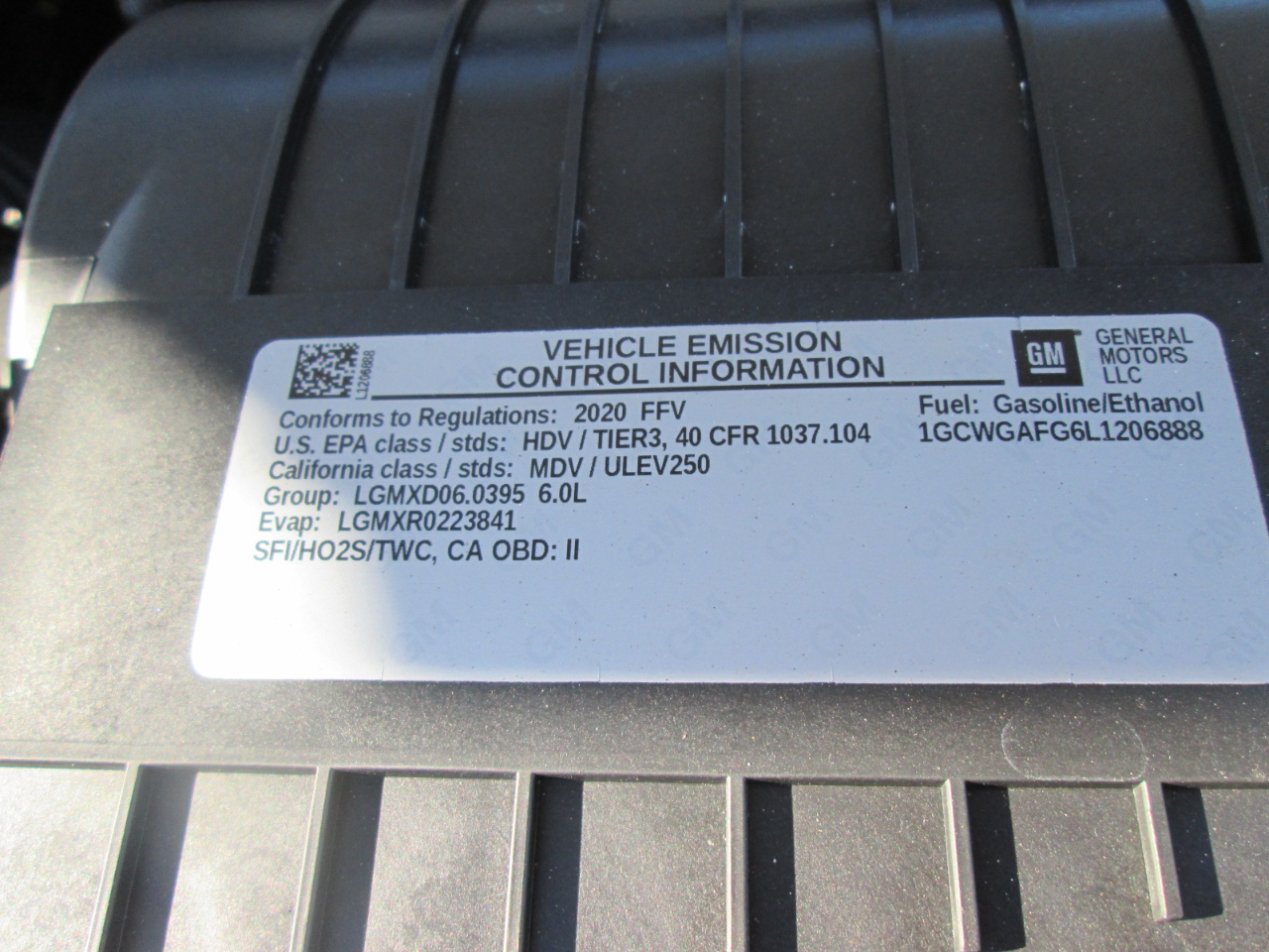 Chevrolet Express 2500 Cargo 2020