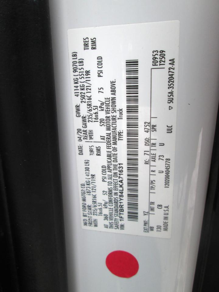 Ford Transit 250 Van Low Roof w/Sliding Pass. 130-in. WB 2020