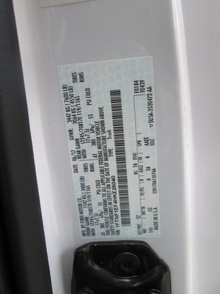 Ford F-150 XL 8-ft. Bed 4WD 2017