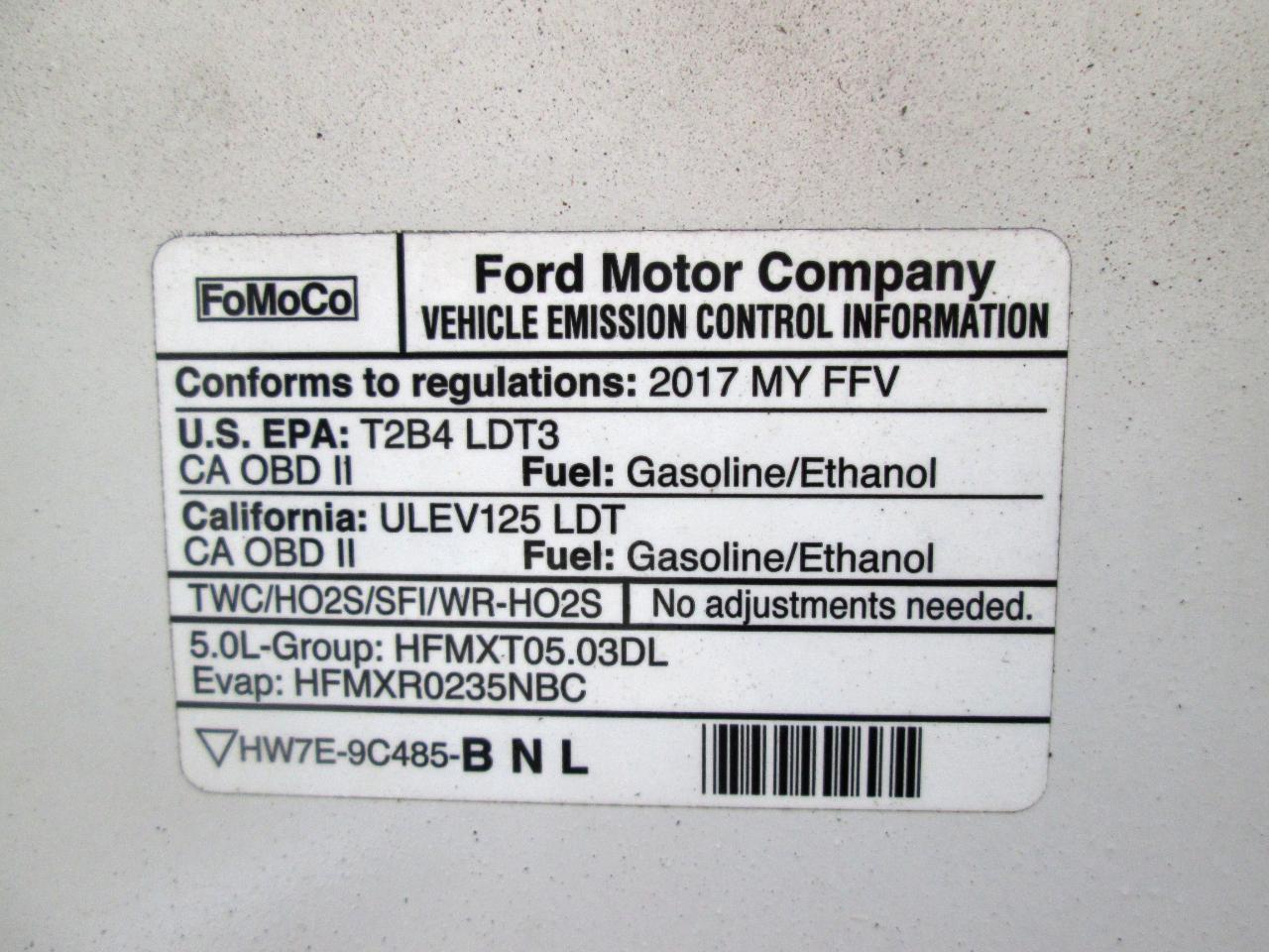 Ford F-150 XL 8-ft. Bed 4WD 2017