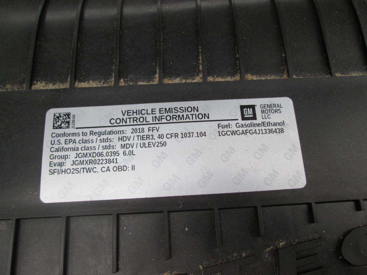 Chevrolet Express 2500 Cargo 2018