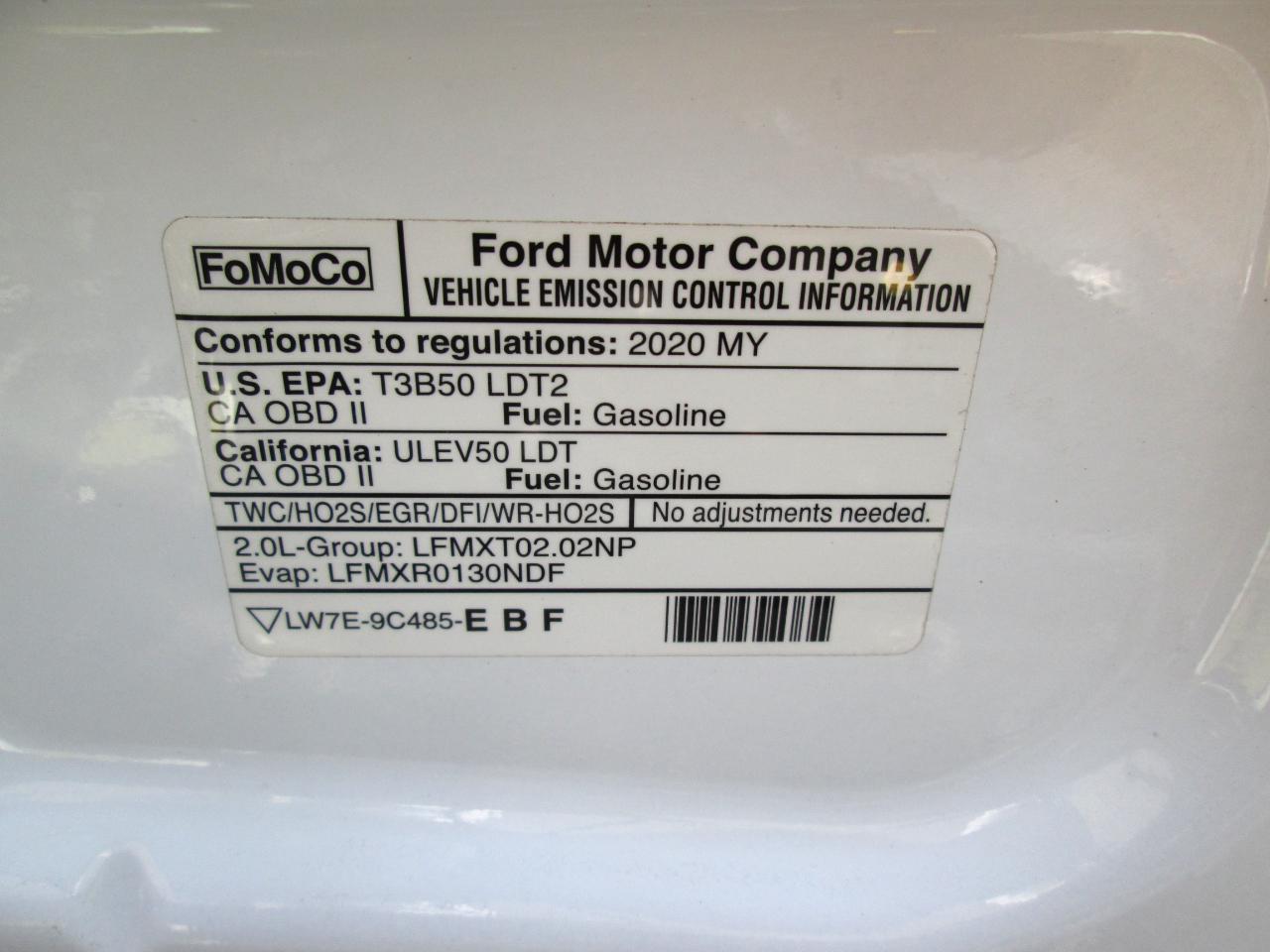 Ford Transit Connect Cargo Van XL LWB w/Rear 180 Degree Door 2020