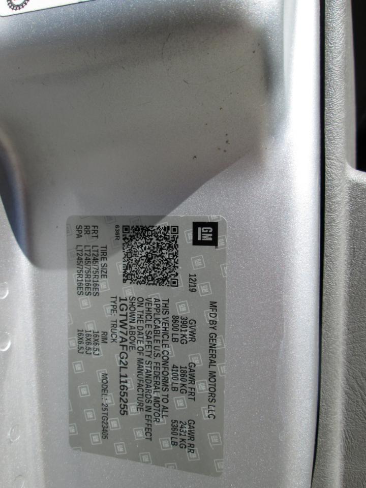 GMC Savana G2500 Cargo 2020