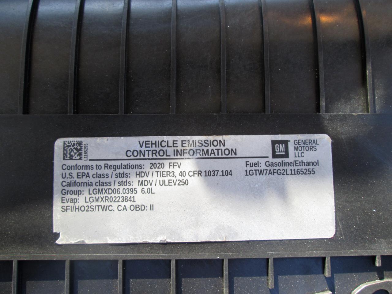 GMC Savana G2500 Cargo 2020