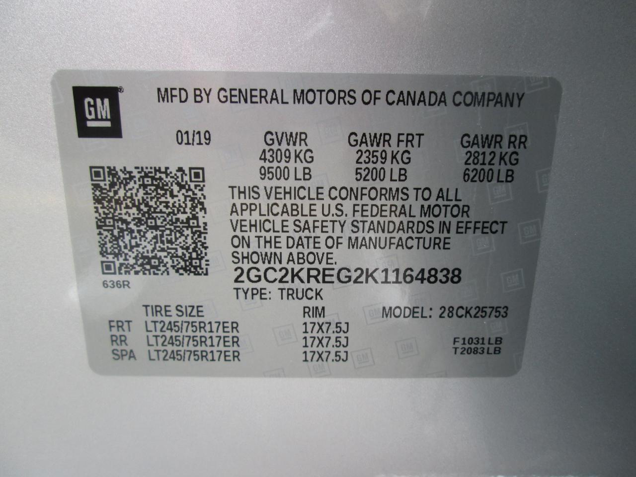 Chevrolet Silverado 2500HD Work Truck Double Cab 4WD 2019