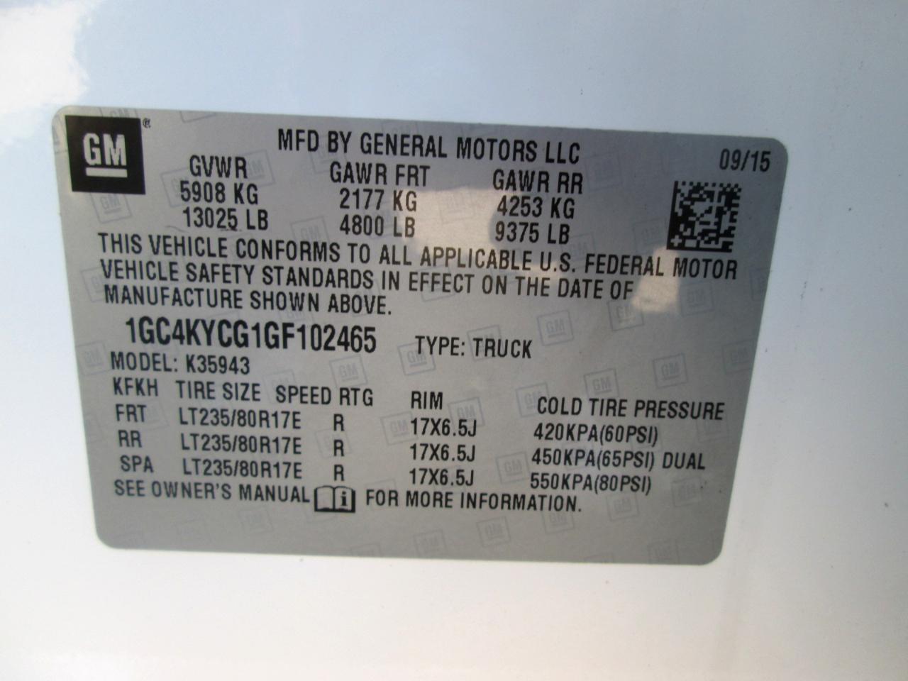 Chevrolet Silverado 3500HD Work Truck Crew Cab 4WD 2016