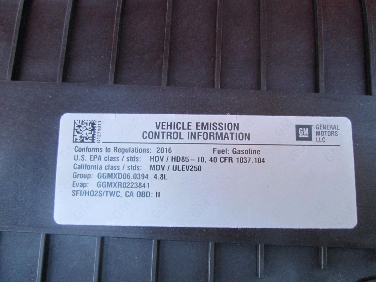 GMC Savana G3500 Cargo Ext 2016