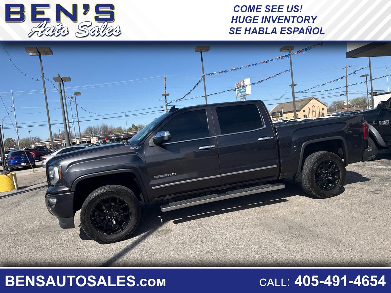 2016 GMC Sierra 1500 SLT Crew Cab Long Box 4WD
