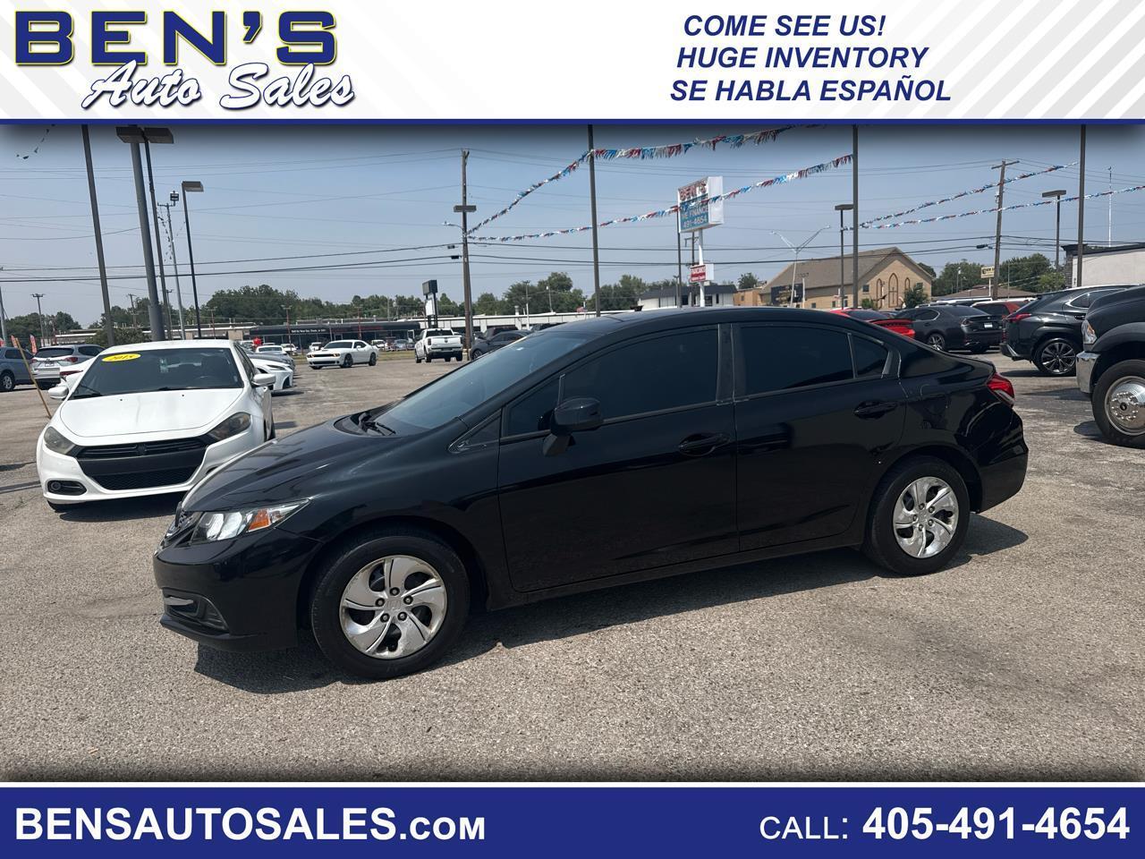 2013 Honda Civic LX Sedan 5-Speed AT