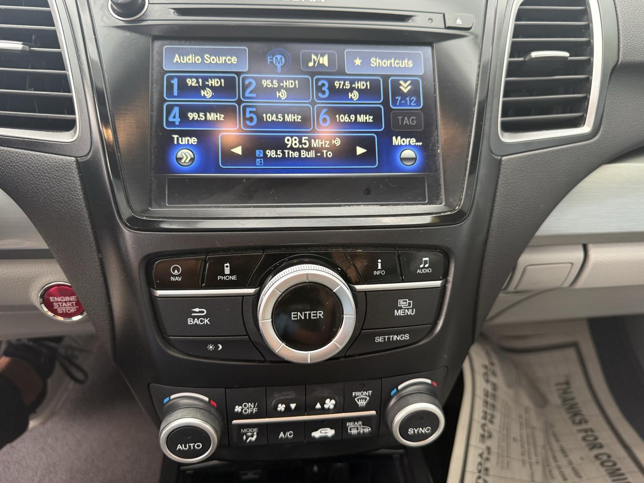 Acura RDX 6-Spd AT AWD w/ Technology Package 2016