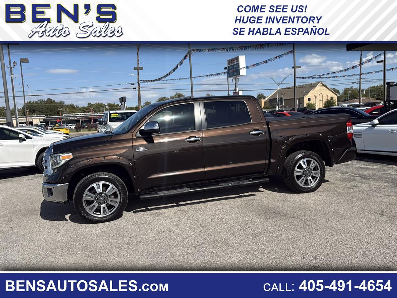 2018 Toyota Tundra Platinum CrewMax 5.7L FFV 4WD
