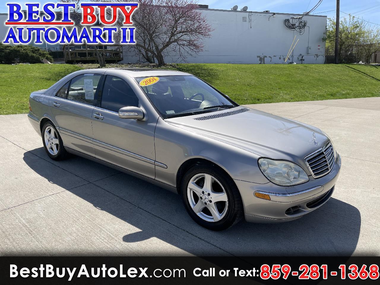 Used 04 Mercedes Benz S Class S430 For Sale In Lexington Ky Best Buy Automart Ii