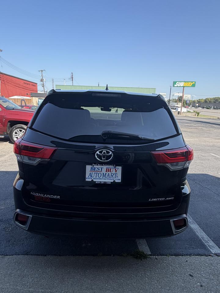 Toyota Highlander Limited AWD V6 2018