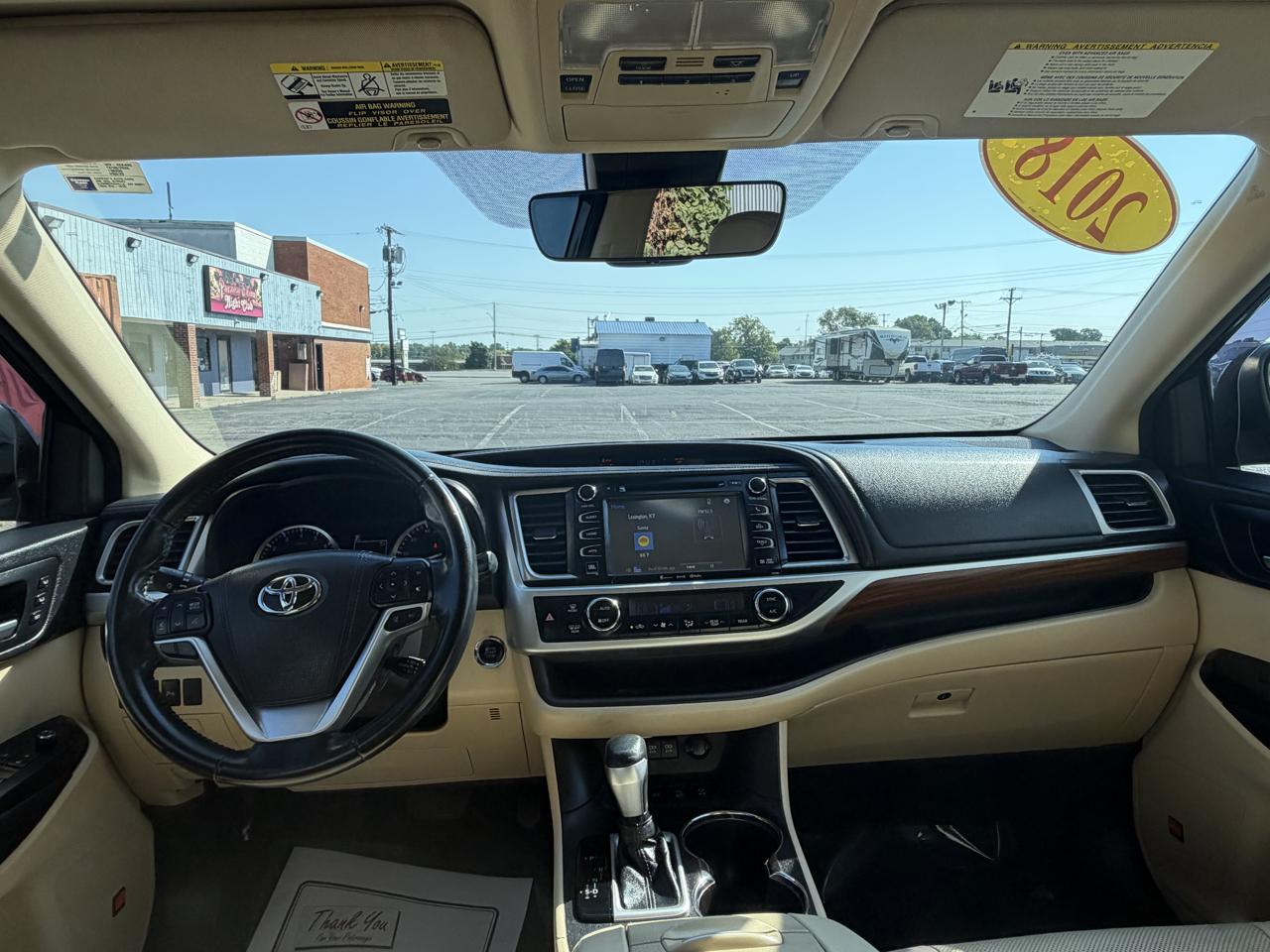 Toyota Highlander Limited AWD V6 2018