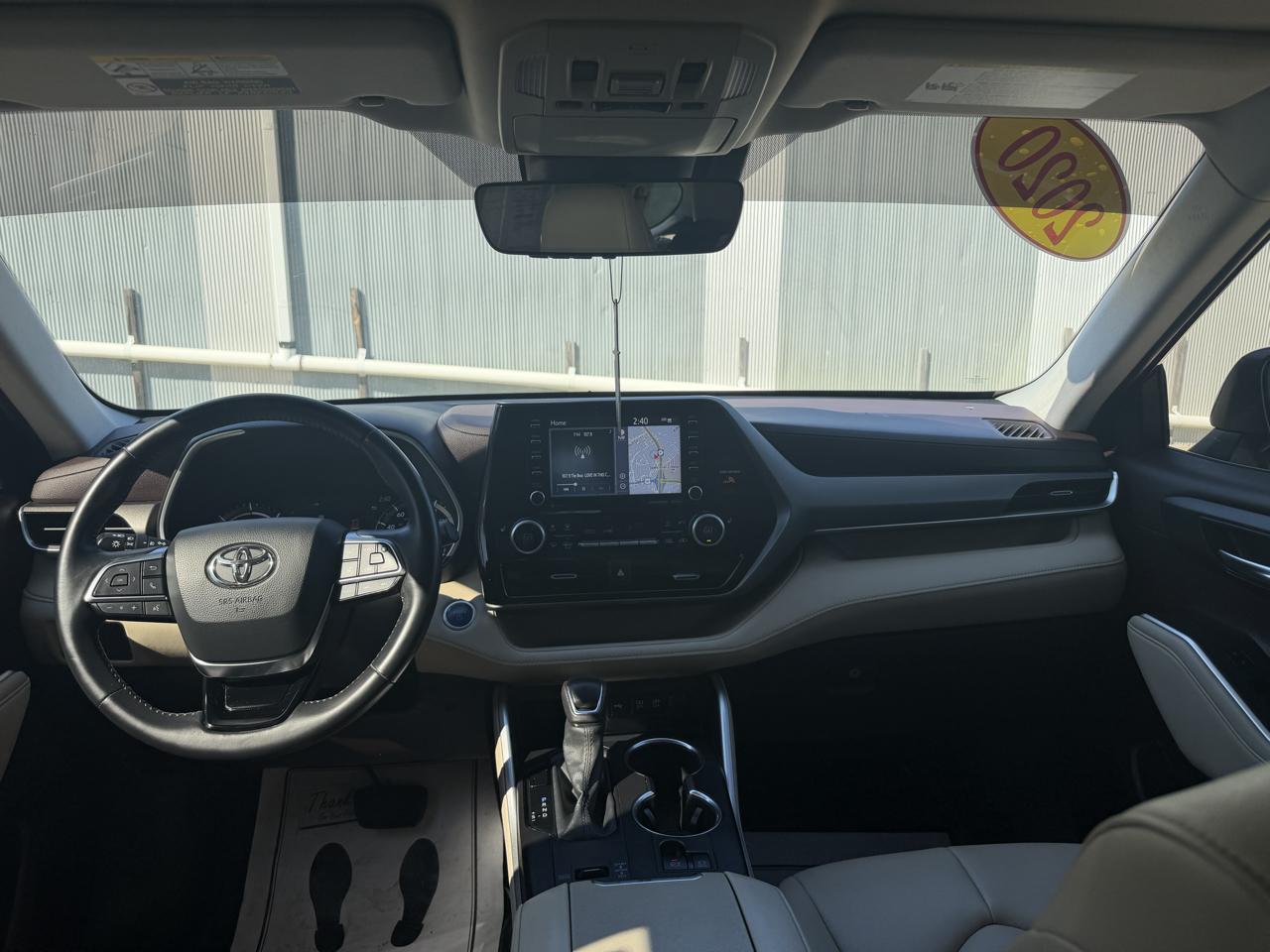 Toyota Highlander Hybrid XLE AWD 2020