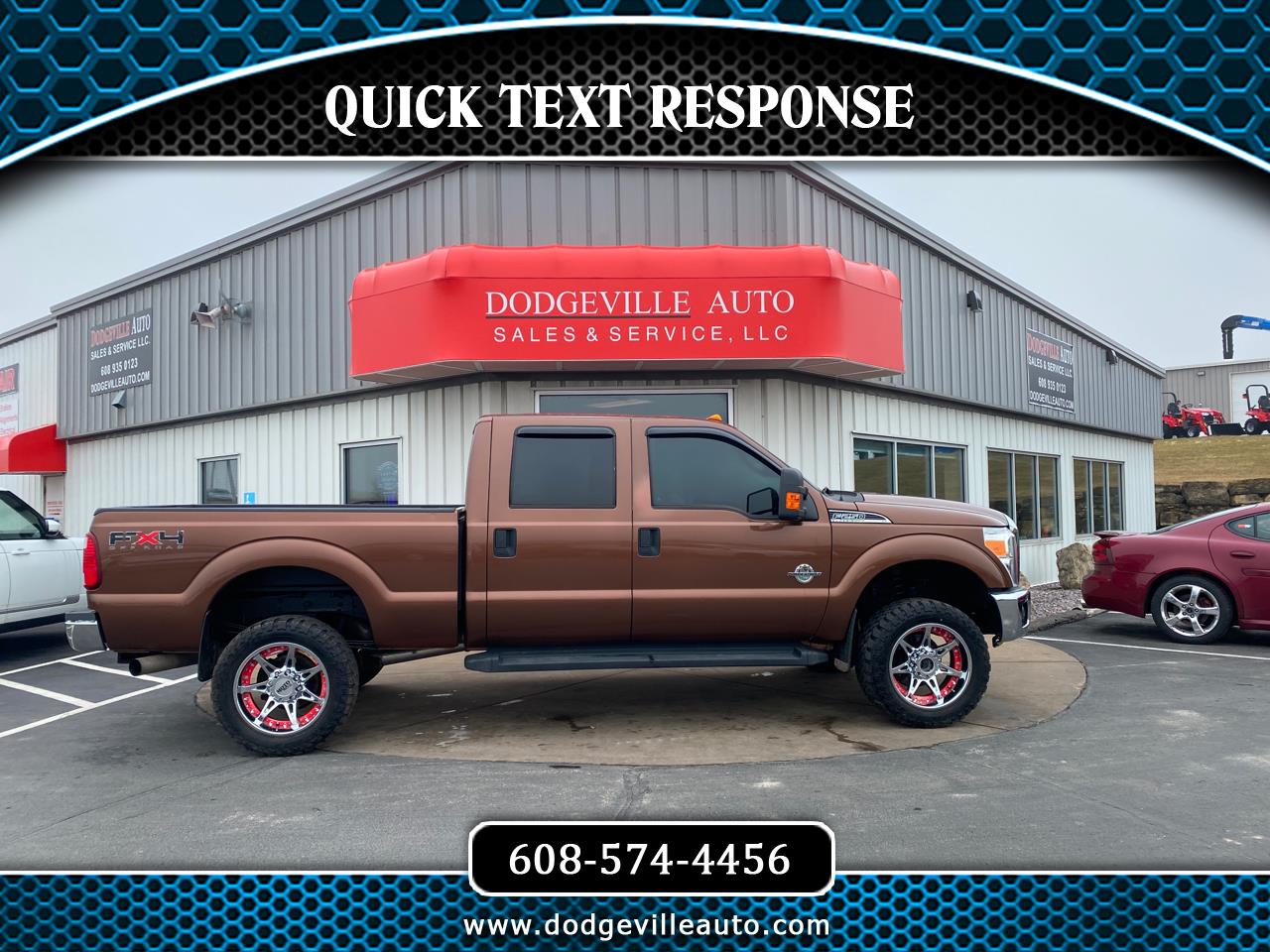 Used 2011 Ford F250 SD FX4 Crew Cab 4WD for Sale in Dodgeville WI