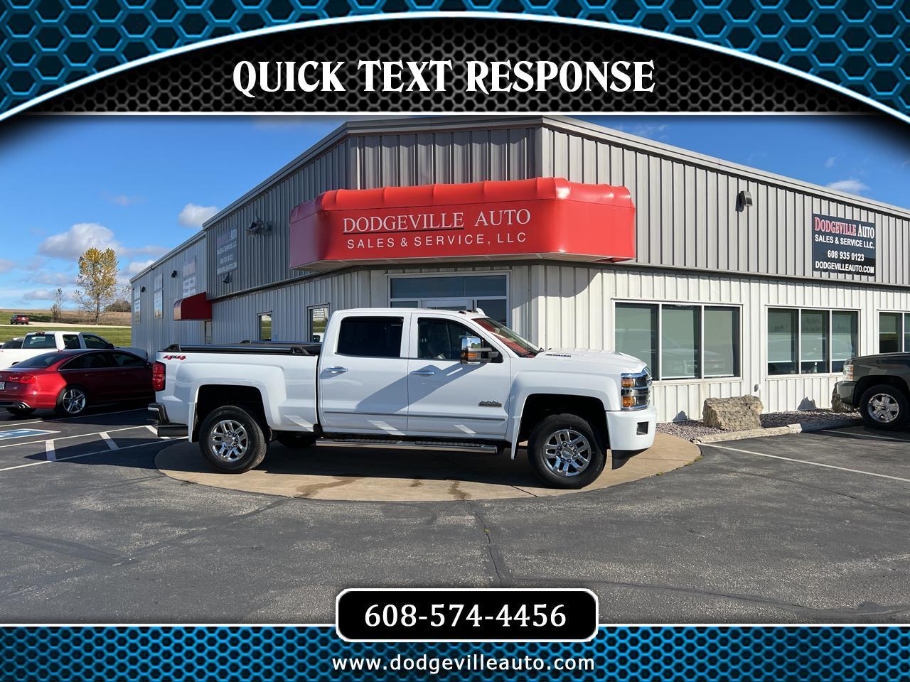 Chevrolet Silverado 3500HD 4WD Crew Cab 153.7" High Country 2018