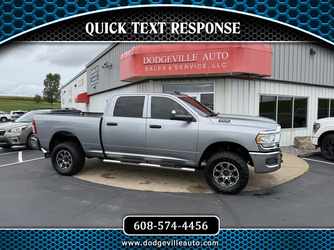 Gray 2021 RAM 2500 Pickup Truck Four-Wheel Drive Automatic