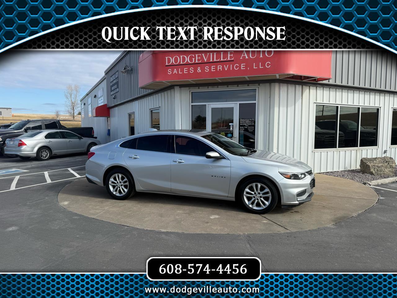 2018 Chevrolet Malibu 4dr Sdn LT w/1LT
