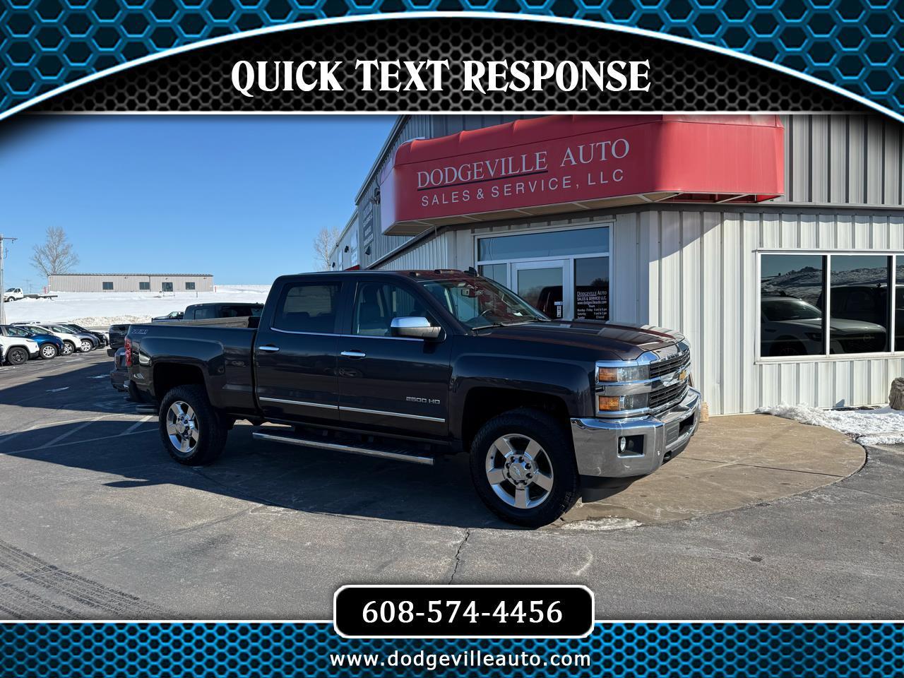 2016 Chevrolet Silverado 2500HD 4WD Crew Cab 153.7" LTZ