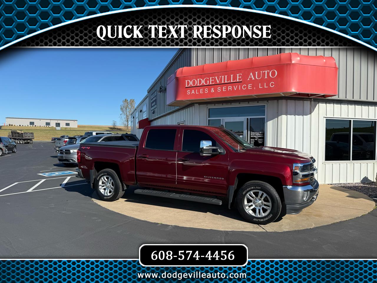 2016 Chevrolet Silverado 1500 4WD Crew Cab 143.5" LT w/1LT