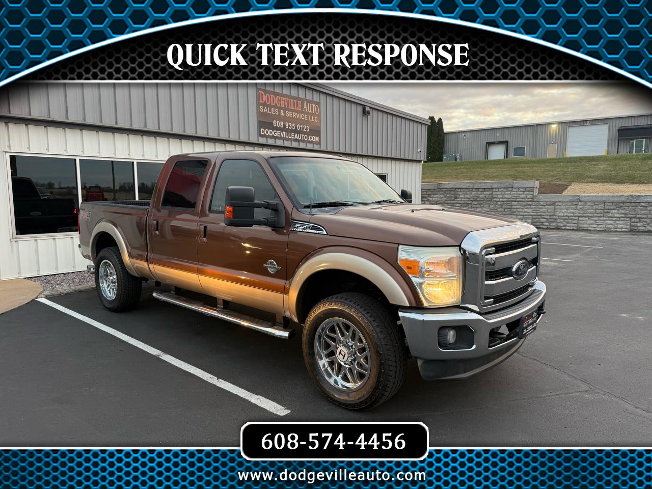 2012 Ford Super Duty F-250 SRW 4WD Crew Cab 156" Lariat