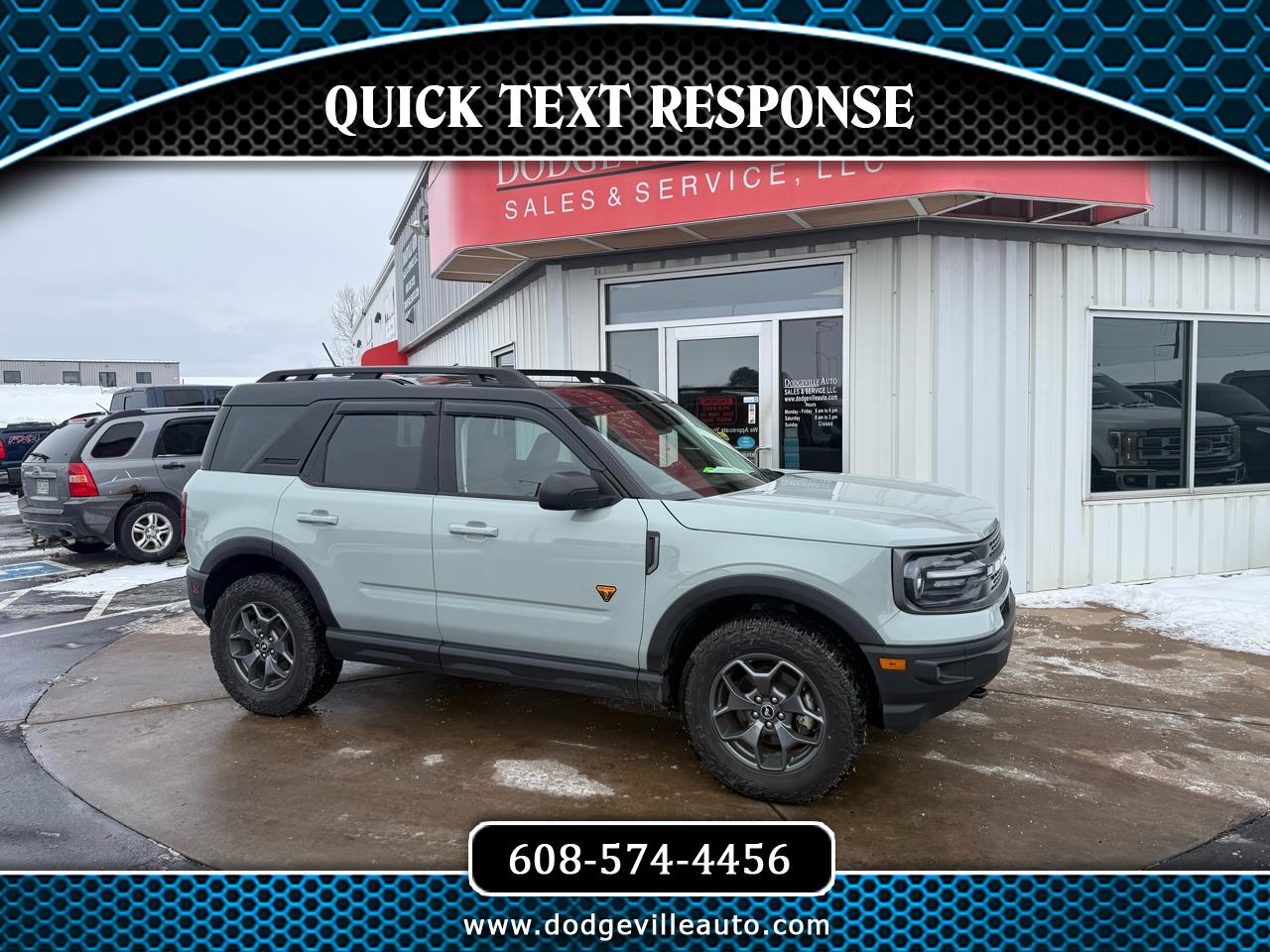 2021 Ford Bronco Sport Badlands 4x4 *Ltd Avail*