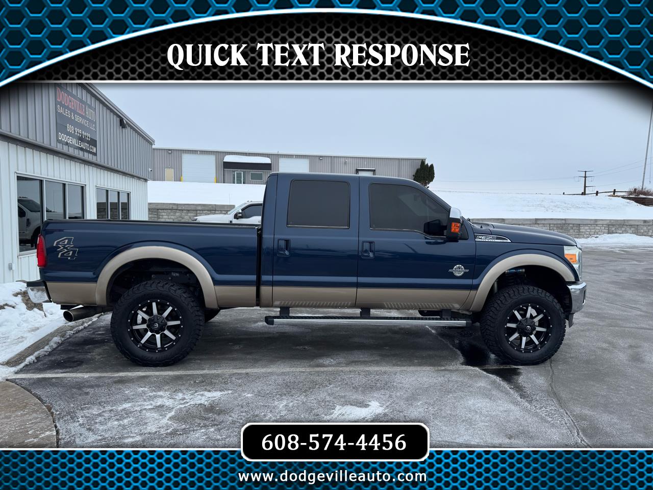 Ford Super Duty F-350 SRW Lariat 4WD Crew Cab 6.75' Box 2013