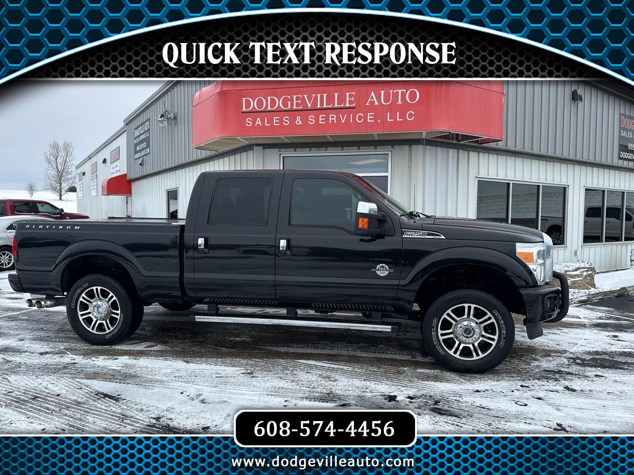 2015 Ford Super Duty F-250 SRW Platinum 4WD Crew Cab 6.75' Box