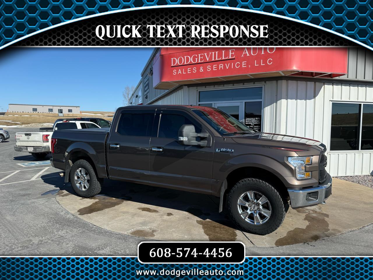 2015 Ford F-150 4WD SuperCrew 145" XLT