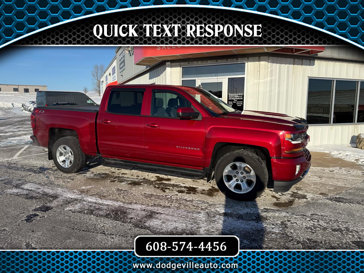 2018 Chevrolet Silverado 1500 4WD Crew Cab 143.5" LT w/2LT