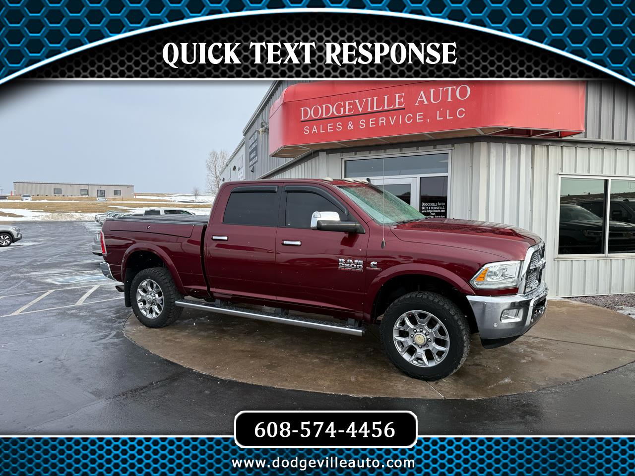 RAM 2500 Laramie 4x4 Crew Cab 6'4" Box 2017