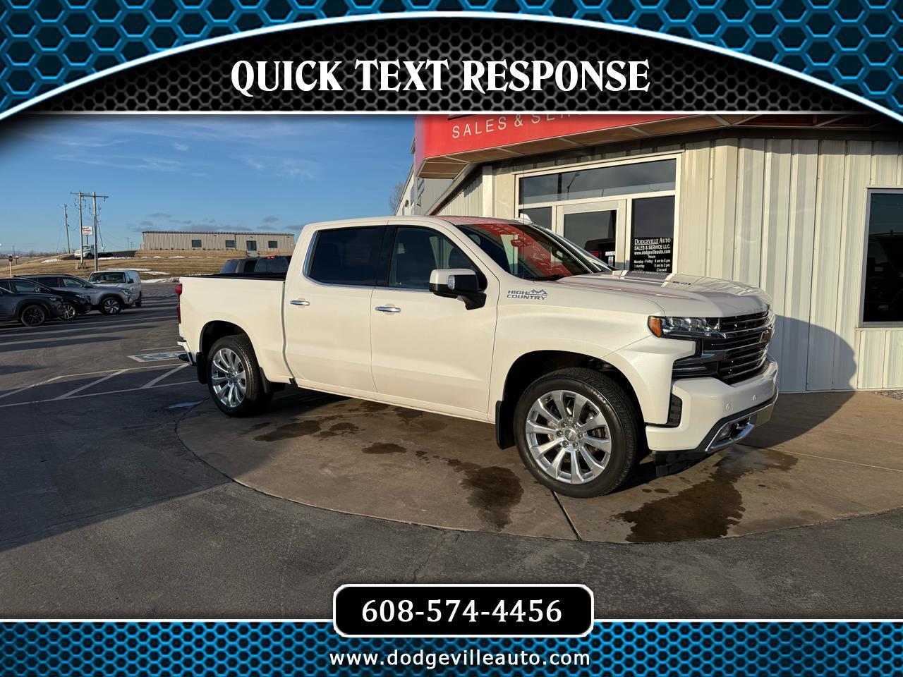 2019 Chevrolet Silverado 1500 4WD Crew Cab 147" High Country