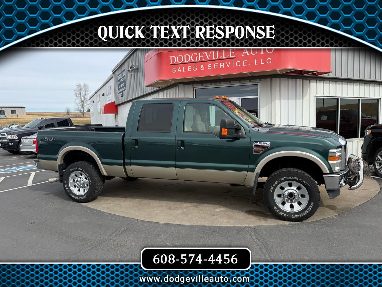 2010 Ford Super Duty F-250 SRW Lariat 4WD Crew Cab 6.75' Box