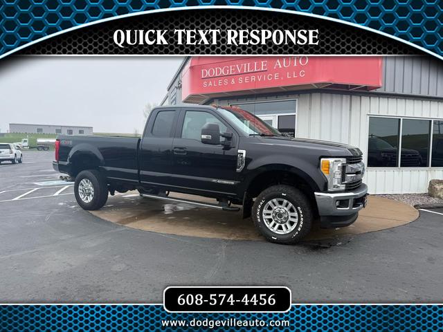 Black 2017 Ford F-350 Super Duty XLT SuperCab LB 4WD Pickup Truck Four-Wheel Drive Automatic