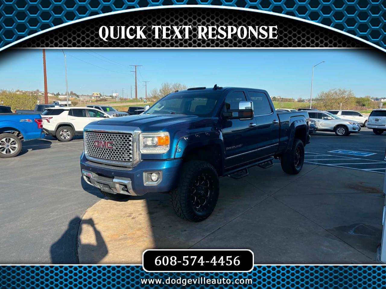 GMC Sierra 2500HD available WiFi 4WD Crew Cab 153.7" Denali 2015