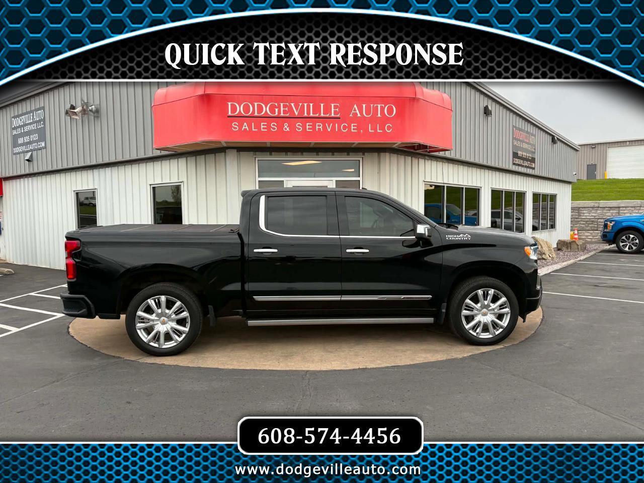 2022 Chevrolet Silverado 1500 4WD Crew Cab 147" High Country