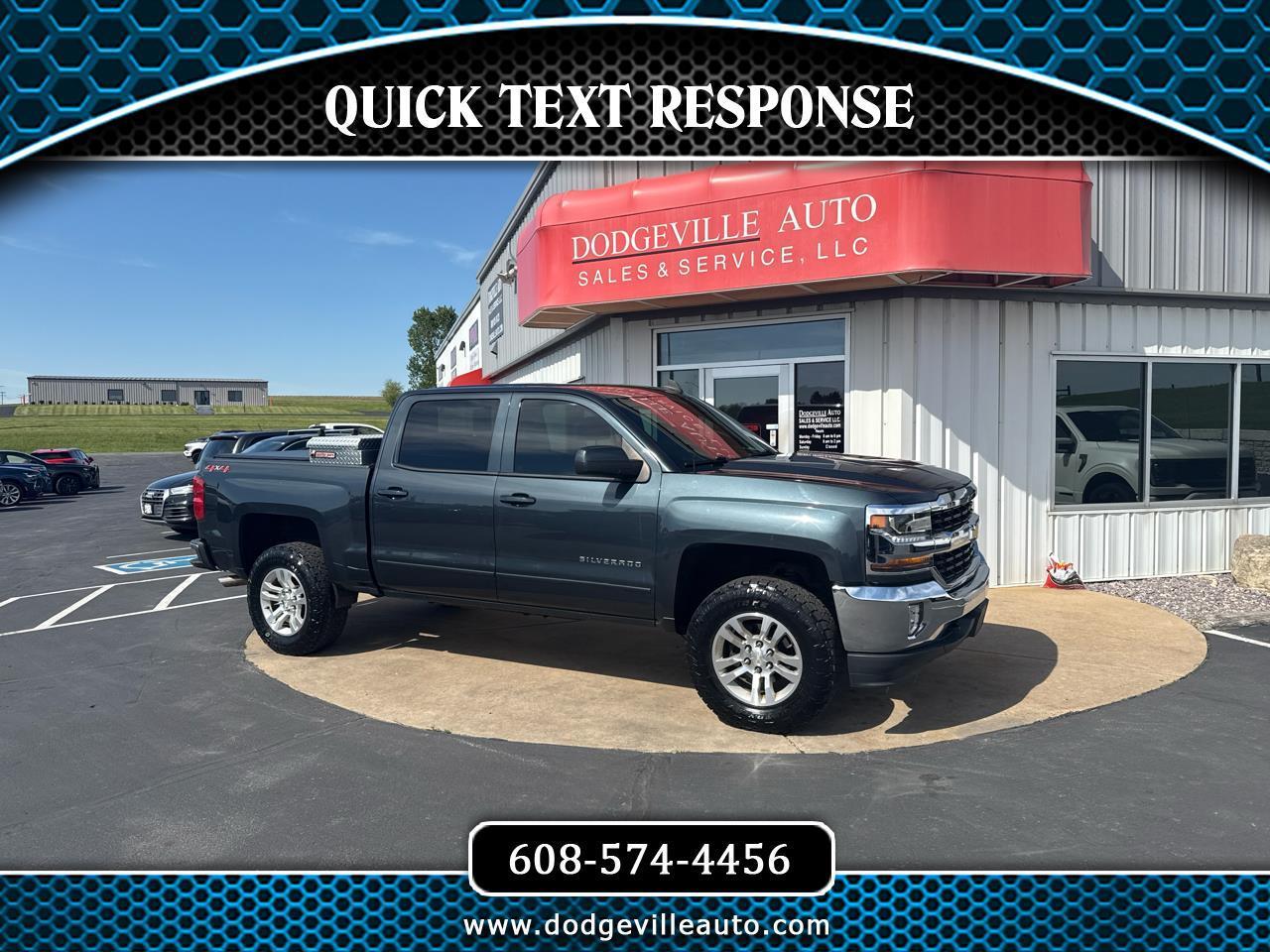 2018 Chevrolet Silverado 1500 4WD Crew Cab 143.5" LT w/1LT