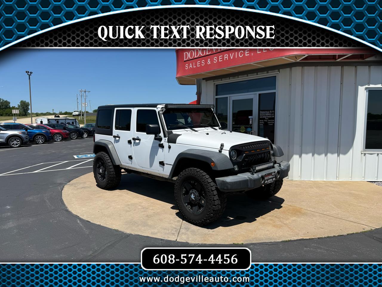 2016 Jeep Wrangler Unlimited 4WD 4dr Sport