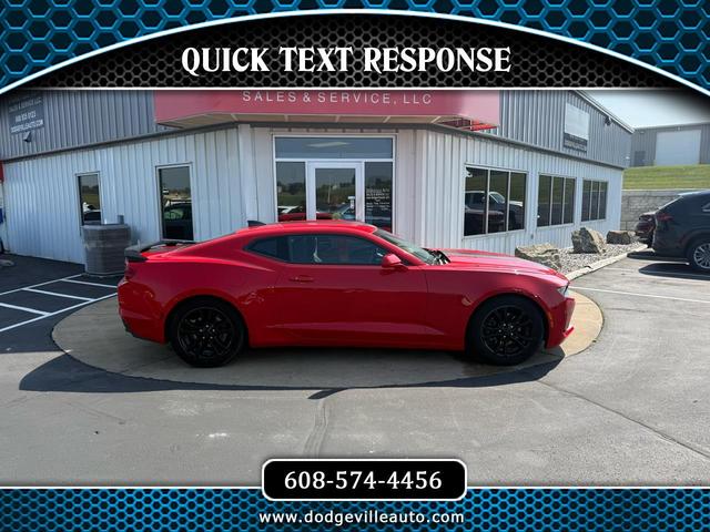 Red 2021 Chevrolet Camaro Coupe Rear-Wheel Drive Manual