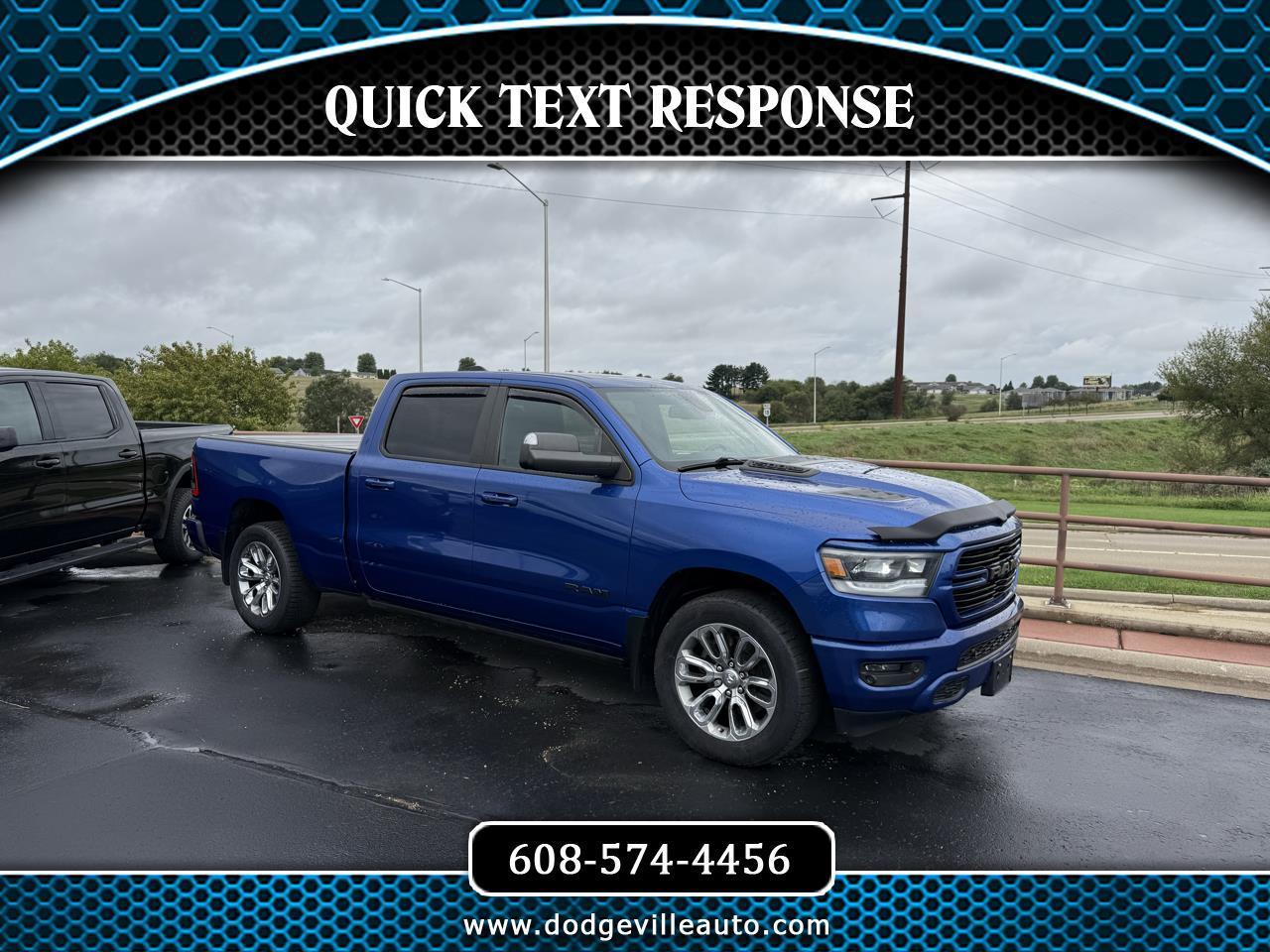 2019 RAM 1500 Sport 4x4 Crew Cab 6'4" Box
