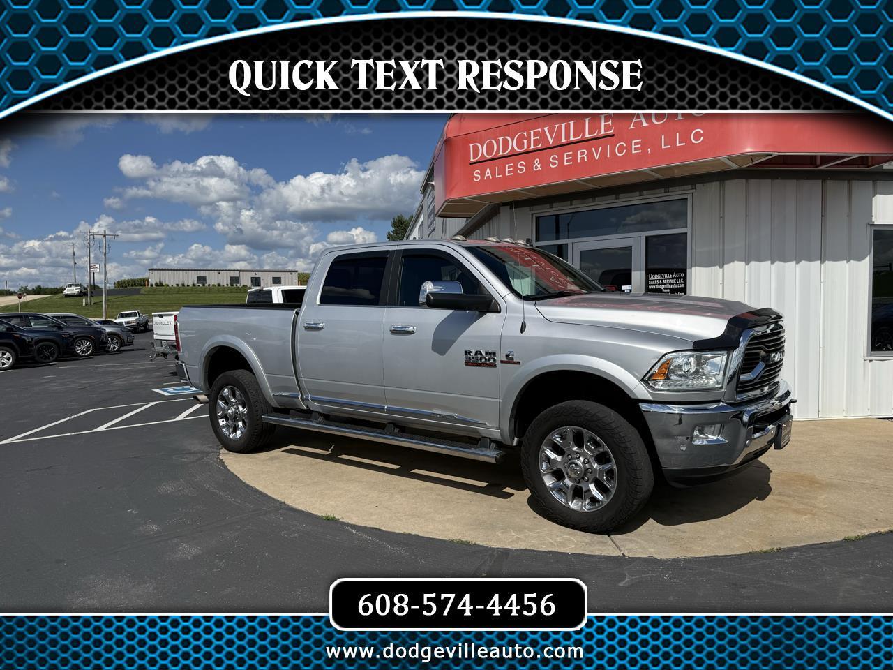 2018 RAM 3500 Limited 4x4 Crew Cab 6'4" Box