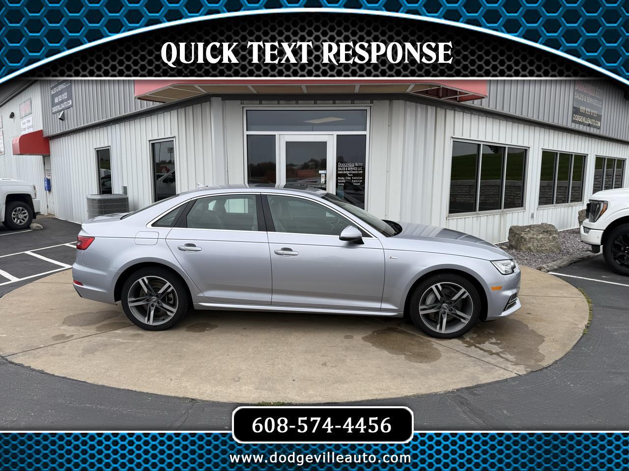2017 Audi A4 2.0 TFSI Auto Premium Plus quattro AWD